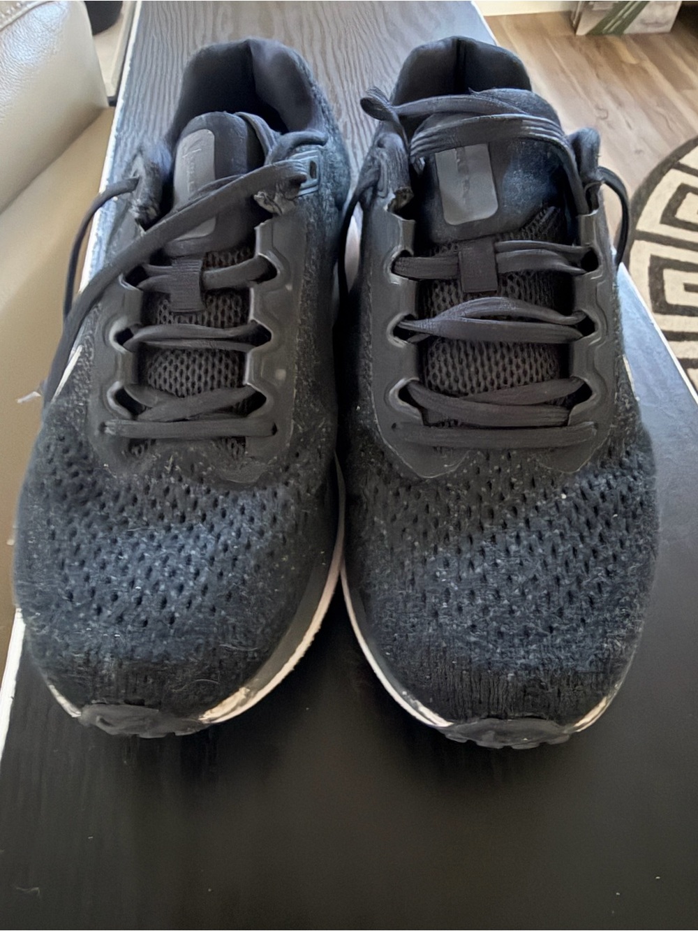 Nike Black Knit Running Trainers women’s size 8